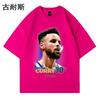 Venta al por mayor transfronteriza de eBay Camiseta vintage de manga corta Stephen para hombre y mujer Verano Estilo Hong Kong Casual de estudiante Top de moda