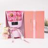 Presente de Aniversário Meninas Enviar Namorada Namorada Amizade Namorada Coração Romântico Criativo Sabonete Gordo Buquê de Rosas Ritual
