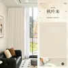Cortinas Vintage Verdes de Algodón y Lino Doble Cara con Acabado de Alta Gama para Sala de Estar y Dormitorio, Modelo Nuevo 2026 Tela para Cortinas Shaoxing Keqiao