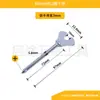 Llave inglesa de boca abierta simple de una cabeza 10mm llave destornillador de cruz de soldadura herramienta de llave pequeña de doble uso