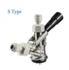 Dispensador de cerveza artesanal, tipo placa, tipo A, tipo S, tipo D, tipo F, tipo T, accesorios para máquina de cerveza de barril, válvula dispensadora