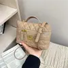 Bolso de rombos de diamantes exquisito transfronterizo bolso pequeño nuevo estilo 2026 bolso de mano de moda de alta gama bolso versátil de un solo hombro cruzado para mujer