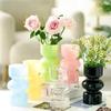Vaso Francês de Vitral Médio Enfeites de Mesa Nicho da Sala de Estar Arranjo de Flores Flores Hidropônicas Decorações de Sentido Avançado