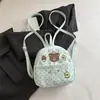 Mochila Estilo Coreano Bolinhas Ins Fofa Menta Fresca Bolinhas Ursinho Alta Aparência Para o Trabalho Grande Capacidade Mochila