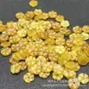 Jade Amarillo Natural Flor de la Paz Flor de Transferencia Accesorios para Joyería Hechos a Mano Accesorios para Joyería DIY Cuentas Espaciadoras Listos para la Venta
