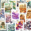 170 adesivos de carimbo de cidade únicos em 3 designs para lembranças de viagem criativas, coleções e decoração para planners