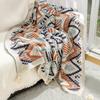 Manta Grossa de Tricô para Bebê para Primavera, Escritório, Quarto, Soneca, Ar Condicionado, Sofá, Estilo Pastoral, Crochê