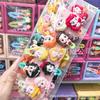Lindo Juego Mixto de Diez Piezas de Pinzas para el Cabello con Diseño Hueco de Pato de Blancanieves para Niñas y Estudiantes de Primaria