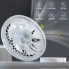 Luz LED de Ventilador Eléctrico E27 Montaje con Rosca Luz de Ventilador de Techo en Espiral Nuevo Modelo con Control Remoto para Uso Doméstico, Aspas de Ventilador Integradas