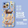 Perro Dachshund Adecuado para Apple 18Promax Funda Suave 16Air Lindo 15/14 con Cadena para Colgar Funda para Teléfono Móvil Iphone13