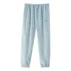 Pijama Popular de Franela de Doble Cara para Mujer, Pantalones de Terciopelo Engrosados, Pantalones Casuales Cálidos Confortables para el Hogar de Otoño e Invierno