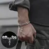 Pulseira Nariz para Homens e Mulheres, Pulseira Retro Resistente com Fivela Ot, Joia Statement Personalizada da Moda do Aliexpress Transfronteiriço