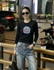 Guangzhou Shisanxing Hilo de Algodón Ropa de Mujer Venta Directa Ajustado Manga Larga Top Verano Fábrica de Origen Una Pieza Dropshipping