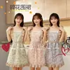 Vestido de Princesa Pastoral Delantal de Lona Cocina Cocinar Ropa de Moda Protector Delantal de Cintura Elegante Catering Ropa de Trabajo Resistente a las Manchas