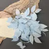 Diseño de Escena de Boda con Flores Artificiales Azules, Arreglo de Piso con Flores Falsas, Phalaenopsis, Tulipanes, Arreglo Floral Decorativo Suave