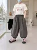 Pantalones Finos de Verano Anti-Mosquitos, Pantalones Casuales para Niños y Niñas, Pantalones de Protección Solar, Pantalones Jogger de Corte Holgado, Pantalones Linterna, Pantalones Largos Estilo Coreano para Niños Mayores