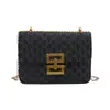 Bolso Pequeño Cuadrado Transfronterizo Versión Coreana Estampado Retro Gran Capacidad Moderno para Viajes Nuevo de Moda Hombro Único Cruzado