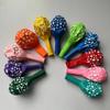 Balão de Animal de Balão de Bolinhas de 12 polegadas Vaca Decoração de Sala de Casamento Arranjo de Festa Folhas de Bolinhas Proposta Flor Completa Látex