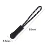 Tirador de cremallera de cabeza accesorios tirador cola deportes No. 5 cremallera ropa desmontable agua taza cuerda tirador cabeza cola cuerda