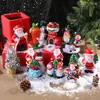 Luz Noturna de Natal Desenho Animado Tridimensional Papai Noel Ornamento de Luz Noturna para Casa Quarto Mesinha de Cabeceira Luz Noturna de Ambiente