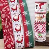 Fita de Tecido Nova Cor Shengyuan Desenho Papai Noel Juta Fita de Cetim Laço de Árvore de Natal Decoração para Amarrar