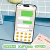 Notas Adhesivas de Burbujas Verdes para Estudiantes, Notas Creativas de Mensajes, Caja de Chat con Emojis de Dibujos Animados, Notas Adhesivas Reutilizables