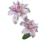 Pintura al óleo de alta gama lirios flores artificiales, flores de boda, flores artificiales, arreglos florales de boda, arreglos florales de suelo, arreglos florales, flores de seda hechas a mano