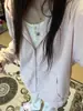 Sudadera Jimo de Shandong para Mujer Super Bonita Única Estilo Suave Color Sólido Gama Alta Oversize Chaqueta Ajustada para Mujer