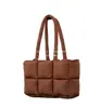Bolso Tote de Nylon RPET con Relleno, Bolso de Mano de Algodón Plisado de Lana Reciclada, Bolso de Hombro RPET de Lana Reciclada, Hecho a Medida