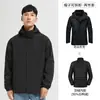 Jaqueta outdoor masculina e feminina três em um duas peças outono e inverno acolchoada com plumas, impermeável, respirável, traje de esqui