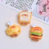 Brinquedo de Comida Fofo Chef Bun Desenho Animado Acessórios de Joias DIY Cola de Chantilly Resina Pequenos Acessórios Pacote de Material para Presilha de Cabelo
