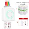 Impresora Mini Portátil Inalámbrica Transfronteriza Se Puede Conectar a Teléfono Móvil Pequeña para Hogar Autoadhesiva Etiqueta Impresora de Fotos