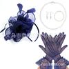 Transfronterizo Europeo y Americano Novia Retro Vestido de Boda Tocado Jockey Club Flor Accesorios para el Cabello Nupcial Adorno para Baile Flor para la Cabeza traje