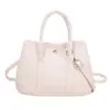 Bolsos de Color Sólido Súper Calientes para Mujer 2026 Nuevo Bolso Cruzado Versátil Bolso de Mano de Moda Otoño Bolso Tote Pequeño