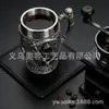 Acero inoxidable interior resina manualidad Parca taza de café Halloween Pascua decoración taza transfronterizo Amazon