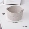 Cesta de Armazenamento Personalizada Cesta de Armazenamento Trançada com Corda de Algodão Caixa de Armazenamento Criativa Cesta de Armazenamento para Brinquedos Itens Diversos Cesta de Armazenamento