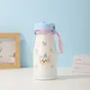 Caneca de Leite Fofa de Desenho Animado de Alto Valor Aço Inoxidável 316 Copo Térmico Grande Capacidade Copo de Água Portátil para Estudantes Crianças