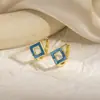 Pendientes geométricos huecos de estrella europeos y americanos, nicho retro, diseño versátil de moda transfronteriza, ear cuffs de círculo geométrico para mujer
