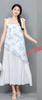 2025 Novo Estilo de Verão Design de Nicho Francês Estilo Doce e Delicado Vestido de Alças Atacado de Roupas Femininas