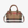 Bolsa Boston Xadrez 2026 Nova Bolsa Feminina Moda para o Dia a Dia Bolsa de Ombro Bolsa de Mão Bolsa Transversal de Alta Qualidade Grande Capacidade