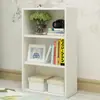 Estantería de Piso a Techo Estilo Europeo Estante Simple para Libros Armario Pequeño de Madera Minimalista Armario de Almacenamiento Armario de Almacenamiento en Rejilla de Combinación Libre