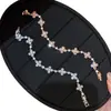 Pulsera de Flor con Pedrería Estilo Ins Coreano Elegante de Moda Estilo de Gama Alta Absolutamente Hermosa Lujo Ligero Dulce Personalizado