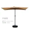 Sombrilla de Exterior de Media Cara, Sombrilla de Sol para Montar en la Pared, Altura Ajustable, Sombrilla de un Lado, Sombrilla Lateral Elevable, Sombrilla Cuadrada para Plantas Verdes en Balcón