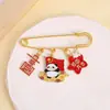 Broche de panda de moda estilo chino "Love Me China", pin metálico, colgante para mochila y coche, regalo para el Día Nacional al por mayor