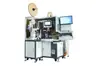 Máquina completamente automática de pelado de doble cabezal y engarzado de doble cabezal con máquina de estañado y máquina de trenzado de cables con sistema de visión CCD incorporado