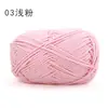 Hilo Liso No. 2 2mm Hebra Redonda Hueca Algodón Hilaza Algodón Puro Hilo de Algodón para Crochet Lana DIY Tejida a Mano