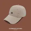 Boné de Baseball Novo 2025 para Mulheres, Versão Coreana, Versátil, Emagrecimento Facial, Boné Bico de Pato, Marca da Moda, Circunferência da Cabeça Grande Masculina, Aba Larga Aprofundada, Primavera