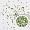 Paquete de material para manicura 2024 primavera y verano nuevo estilo mono mismo estilo hacha Corazón Torcido Cristal K9 diamante flash manicura al por mayor