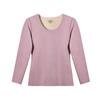 Ropa Interior Térmica para Mujer Ropa Interior Sin Costuras Ropa de Otoño para Mujer con Forro Polar Base Gruesa Ropa de Otoño e Invierno Lana Simple Ropa de Otoño para Mujer