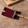 Funda de Cuero Protectora para Cuchillas de Rasurar al por Mayor en Stock, Funda de Cuero para Rasuradora Anti-Rayaduras, Funda de Cuero para Rasuradora con Botón Oculto